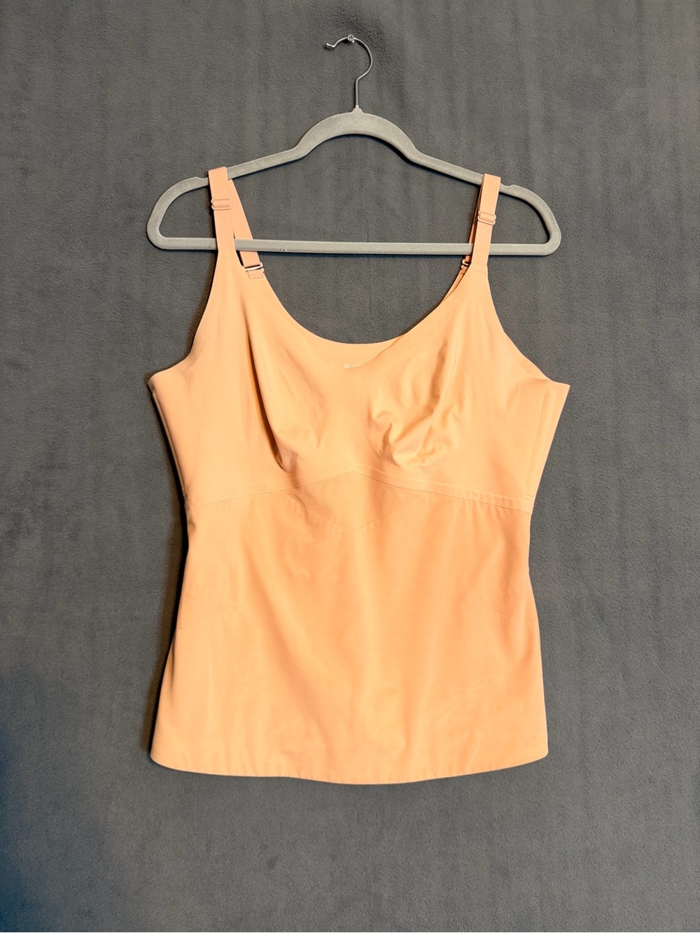 Honeylove V-Neck Shapewear Tank Top Sand Nude Compression Camisole Size 1X